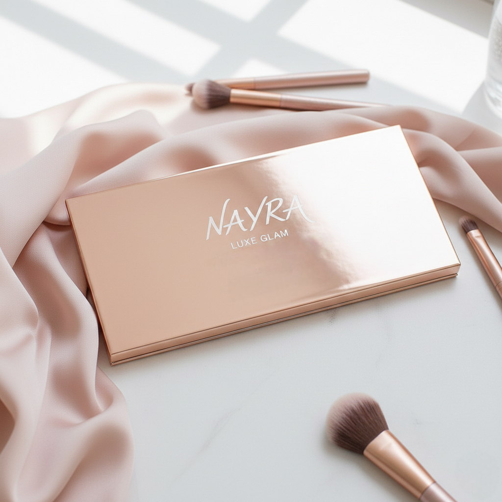 NAYRA Luxe Glam Eyeshadow Palette – 18 Shade Pro Edition